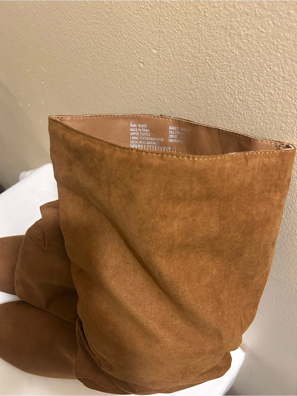 Kohl's Women's Over-the-Knee Fold-Over Boots - Chestnut Brown
